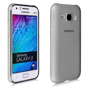 Ultra Thin TPU Soft Case Casing Cover Samsung Galaxy J1 2016 - Abu-abu