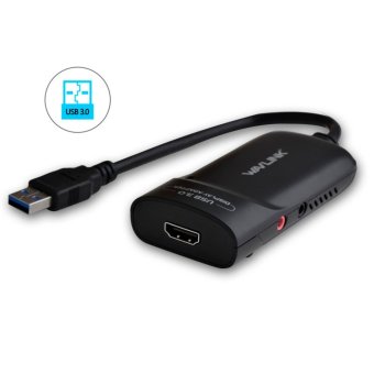 Wavlink USB 3.0 to HDMI Video Graphic Adapter / External Video Card with Audio Port for Multiple Monitors up to 2048 × 1152 Resolution Supports Windows 10/8/7/XP - intl