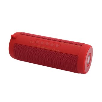 T2 Wireless Bluetooth Speaker IPX5 Waterproof Subwoofer (Red) - Intl