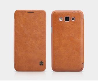 for Samsung Galaxy Grand Max G7200 Nillkin 360 degree protection QIN Series leather Case luxury brand use Fine leather +Package (Brown) - intl