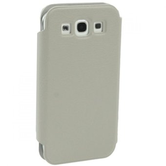 Blz Flip Leather Case Cover Pouch Samsung Galaxy SIII / i9300 - Abu-abu