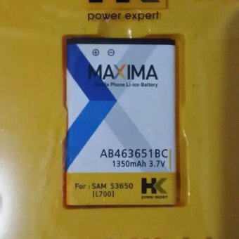 BATERAI HP SAMSUNG AB463651BU AB463651BC HK Compatible for Lindy M7500 Emporio Armani M7600 Beat DJ M7603 S3370 3G S3650 S3653 Corby S3653w WiFi S5550 Shark 2 S5560 Marvel S5600 Preston S5620 Monte S7070 Diva S7220 Ultra b ZV60 Batre Battery Batterie...