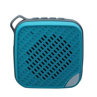 YM-305 Sport Water Resistant Bluetooth Speaker w/ Microphone (Blue)