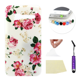 Alcatel One Touch Pop C5 Moonmini Soft TPU Phone Back Case Cover (Floral Flower) - intl