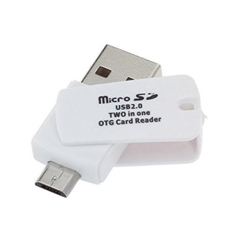 5 Pieces 2 in 1 Micro SD TF OTG Card Reader Micro USB 2.0 Card Reader For PC Phone