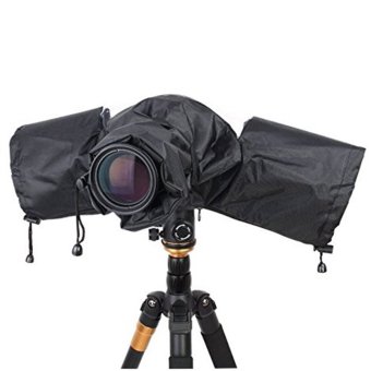 Lantoo Photo Professional Rain Cover for Large DSLR Cameras (Black)