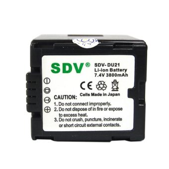 SDV Panasonic Baterai Camcorder DU21 - 3800 mAh