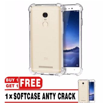 Chanel Buy one get one Case Anti Shock / Anti Crack for Redmi Note 3/ Redmi Note 3 Pro - Fuze / Fyber - Clear Free Anti crack