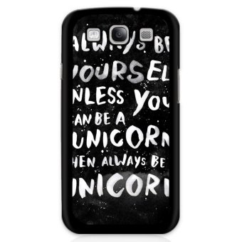 YM Simple Letters Printed Cover for Samsung Galaxy E7 (Black)