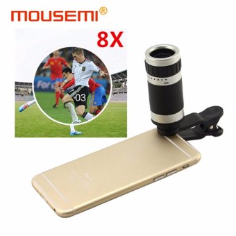 Universal Clip 8x Telescope Lens Camera Cell For Mobile Phone 8x Zoom Telephone Lenses to Smartphone Lens For iPhone 5 6s 7 plus - intl
