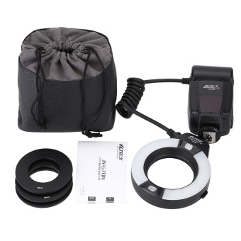 Viltrox JY-670N On-camera i-TTL Macro Close-up Fill-in LED Ring Flash Speedlite Light for D750 D810 D7200 D610 D7000 D5500 D5200 D5300 D3300 D3200 DSLR Camera with Adapter Ring(49mm/52mm/55mm/58mm/62mm/67mm) LED Ring Flash Speedlite Light