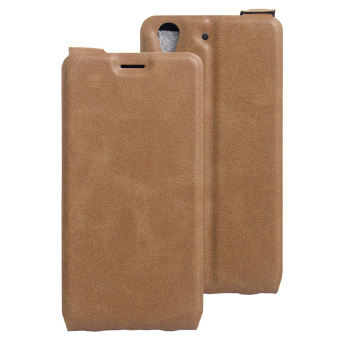 PU Leather Case Flip Pouch Cover For Huawei Honor 5A / Huawei Y6II Y6 2 (Brown)