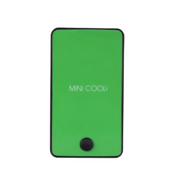 Mini Cool Portable Air Conditioning Electric Fan (Color:Green) - intl