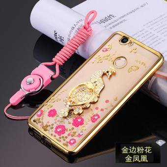 For Huawei Nova 5.0\" inch Case Luxury 3D Soft Plastic Case Coque For huawei nova Silicon Glitter Rhinestone Cover Stand Cover (Color-9) - intl