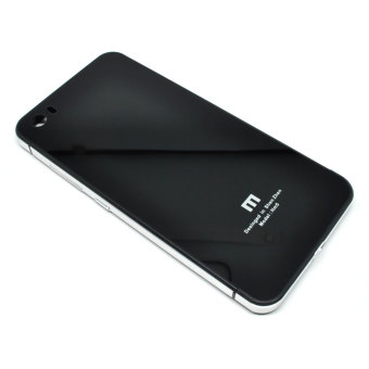 Aluminium Tempered Glass Hard Case for Xiaomi Mi5 - Black/Silver