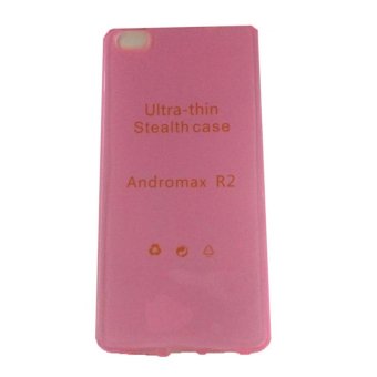 Ultrathin Case For Andromax R2 UltraFit Air Case / Jelly case / Soft Case – Pink