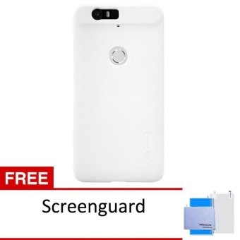 Nillkin Frosted Shield Hard Case untuk Huawei Nexus 6P - Putih + Gratis Screen Protector Nillkin