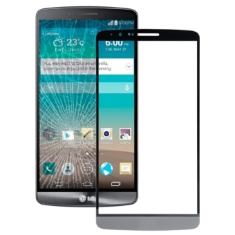 High Quality Front Screen Outer Glass for LG G3 / D855 (Grey)