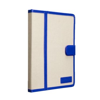 Case-Mate New iPad Trimmed Canvas Slim Stand - Biru