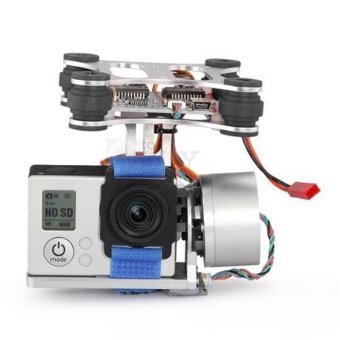 Brushless Camera Mount Gimbal with Motor /Controller for DJI Phantom F450 F550 X525 Gopro Hero3 (Silver)