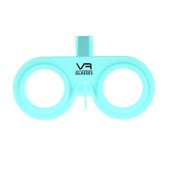 Mini Pocket Virtual Reality Glasses 3D VR Glasses for Android iOS Windows Smart Phones with 4.0 to 6.5 Inches Green