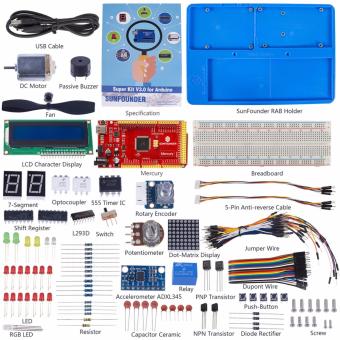 SunFounder Super Starter Kit V3.0 Wiht Mercury Board and Tutorial Book for Arduino UNO R3 Mega 2560 - intl