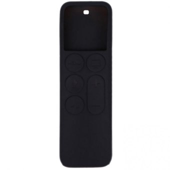 HomeGarden For Apple TV 4 Remote Control Soft Silicone Protective Case Cover US Ship (Black)