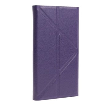 Blz Horizontal Flip Leather Case Cover with Holder for Samsung Galaxy SIII / i9300 - Purple