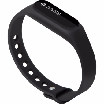 QCT-H5 waterproof IP67 High-quality Smart/Intelligent SportData/Heart Rate Recording Sleep Quality Monitoring Smart AlarmClock Call/Wechat/Qq/Message Reminding Touch Screen Fitness MotionBracelet Durable Smart Wristband Step Pedometer Black - intl