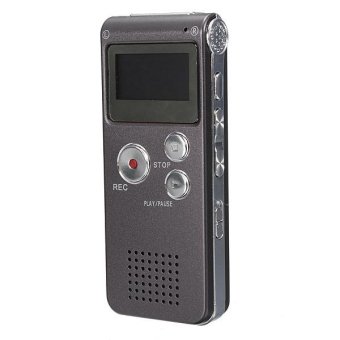 8GB Mini USB Flash Digital Audio Voice Recorder Dictaphone MP3 Player Grey Pen Drive - intl