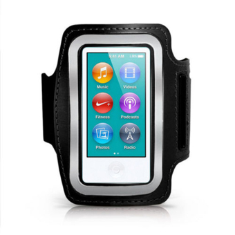 Sporter Sport Running Gym Soft Armband Cover for iPod Nano 7th Generation (Black)