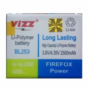 Vizz Battery for Lenovo A2860 / A2580 / A1000 (BL253) - Double Power - 2500mAh