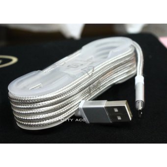 Kabel Data Dan Charger Micro USB 150 cm - Silver