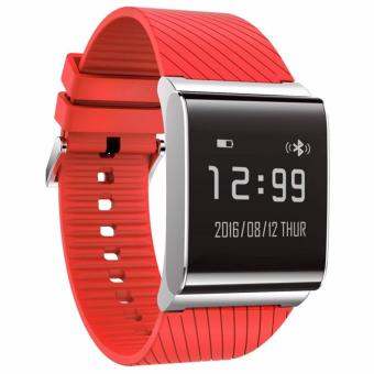 4connect X9 Plus Blood Pressure & Oxygen with Heart Rate Monitor with Activity tracker Smartwatch- Red