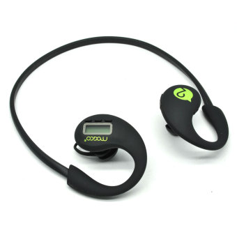 Sport Wireless Bluetooth Earphone with Pedometer Function - SD1 - Hitam