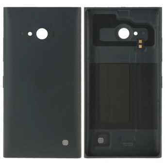 Solid Color Plastic Battery Replacement Back Cover for Nokia Lumia 730(Black) - intl