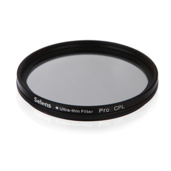 Selens PRO 58 mm ultra-tipis Kopral polarisasi lensa saring untuk Canon Nikon Sony Sigma ECT - Internasional