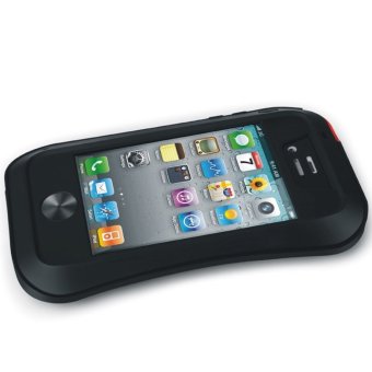joyliveCY Protective Bumper Case for Iphone 4/4S (Black/Red)