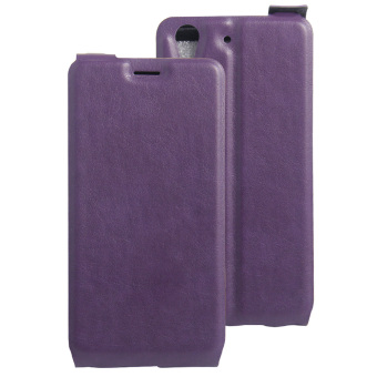 PU Leather Case Flip Pouch Cover For Huawei Honor 5A / Huawei Y6II Y6 2 (Purple)