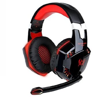 Gary and Ghost Stereo Gaming Headphone (Red) - Intl