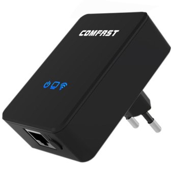 MiniCar COMFAST WR150N 3 in 1 150Mbps High Performance Wireless Repeater Router AP Built-in WiFi Antenna - EU Plug Black size:eu plug(Color:Black)(Int:EU PLUG)(Intl) - intl