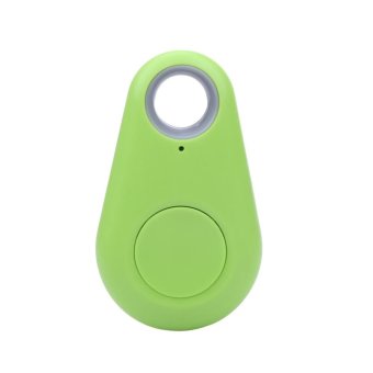 Smart Bluetooth Tracer Pet Child Wallet Key GPS Locator Tag Alarm(Green) - intl