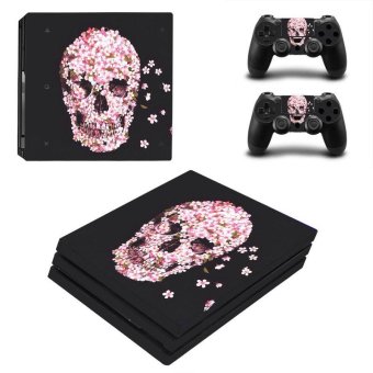 Horror Series Vinyl Game Protective Skin Sticker For Playstation 4 Pro Decal Cover Sticker For PS4 Pro Console +2 Controller ZY-PS4P-0038 - intl