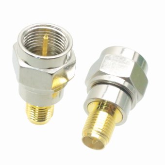 Fliegend 1pce F male plug to RP-SMA female plug center RF coaxial adapter connector