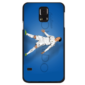 Y&M CR7 Football Player Phone Case for Samsung Galaxy S5 (Black) - intl