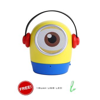 RONACOSHOP Bluetooth Speaker Mini Sport Lucu Premium- Kuning