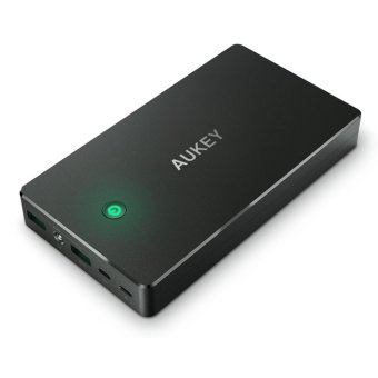 Aukey Portable Charger Power Bank 2 Port 2.4A 20000mAh with AiPower - Black