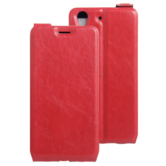 PU Leather Case Flip Pouch Cover For Huawei Honor 5A / Huawei Y6II Y6 2 (Red)