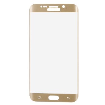3D Tempered Glass LCD Screen Protector for Samsung Galaxy S6 Edge Plus (Gold)