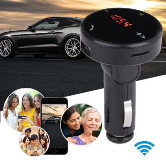 CocolMax Wireless Car Kit MP3 Player Radio Bluetooth FM Transmitter SD USB Charger Remote - intl